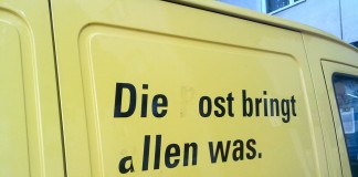 Die Post bringt allen was! Auch fremde Poststücke.