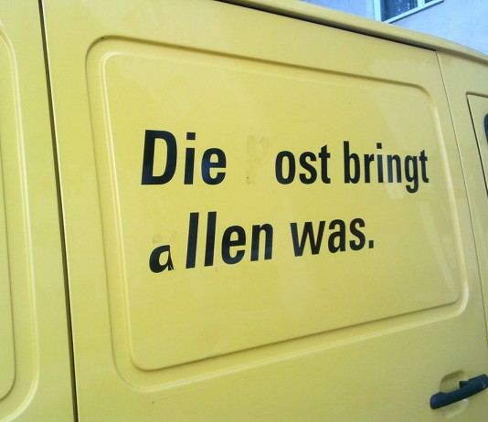 Die Post bringt allen was! Auch fremde Poststücke.