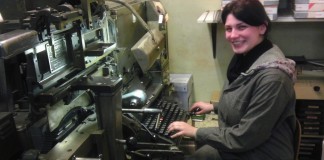 Besuch in der Buchdruckerei Kolleger. Die Böhm war da!